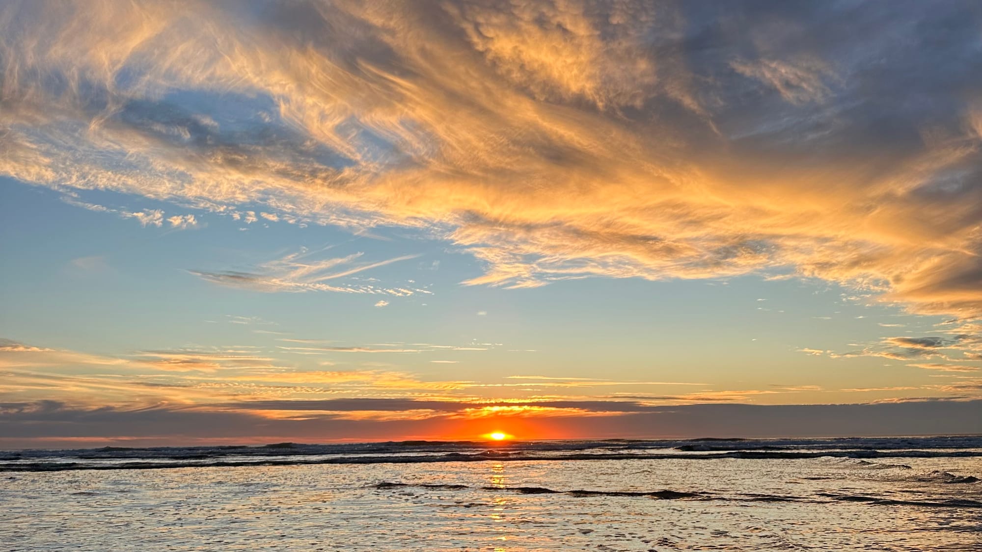 Dancing with the Unknown: A Time of Celestial Healing — Sunrise Over the Ocean